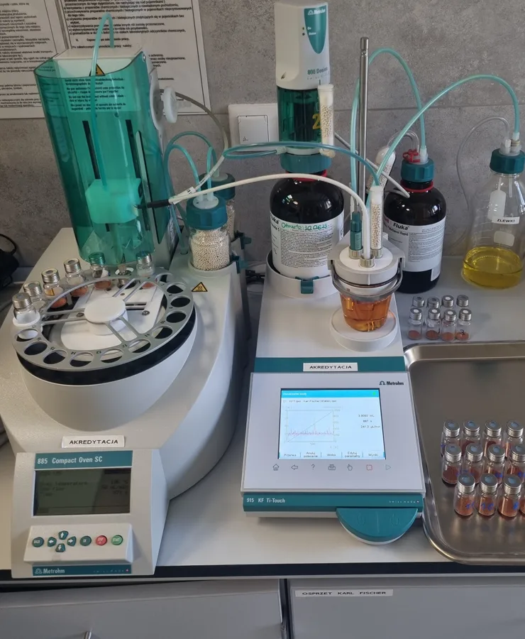 miareczkowanie kf badanie